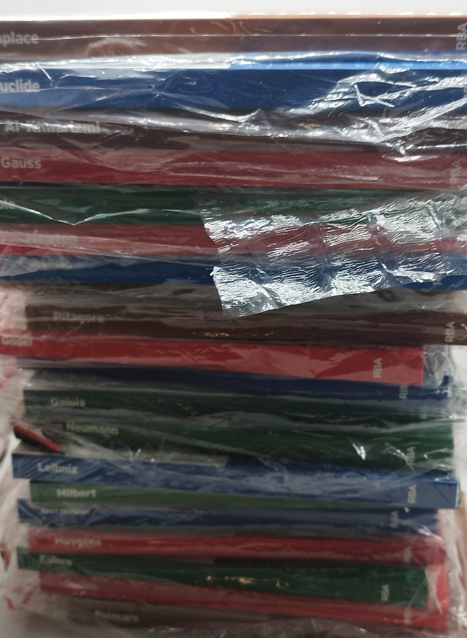 geni della matematica rba 24 volumi sigillati