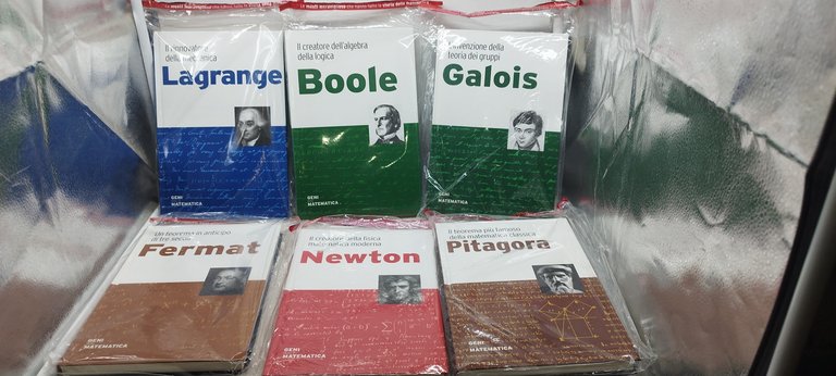 geni della matematica rba 24 volumi sigillati