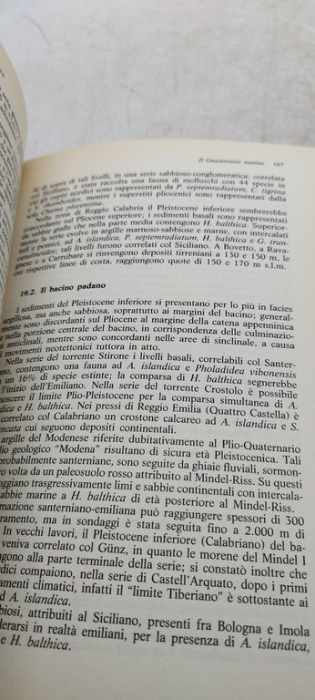 geologia e paleobiologia dell'era glaciale