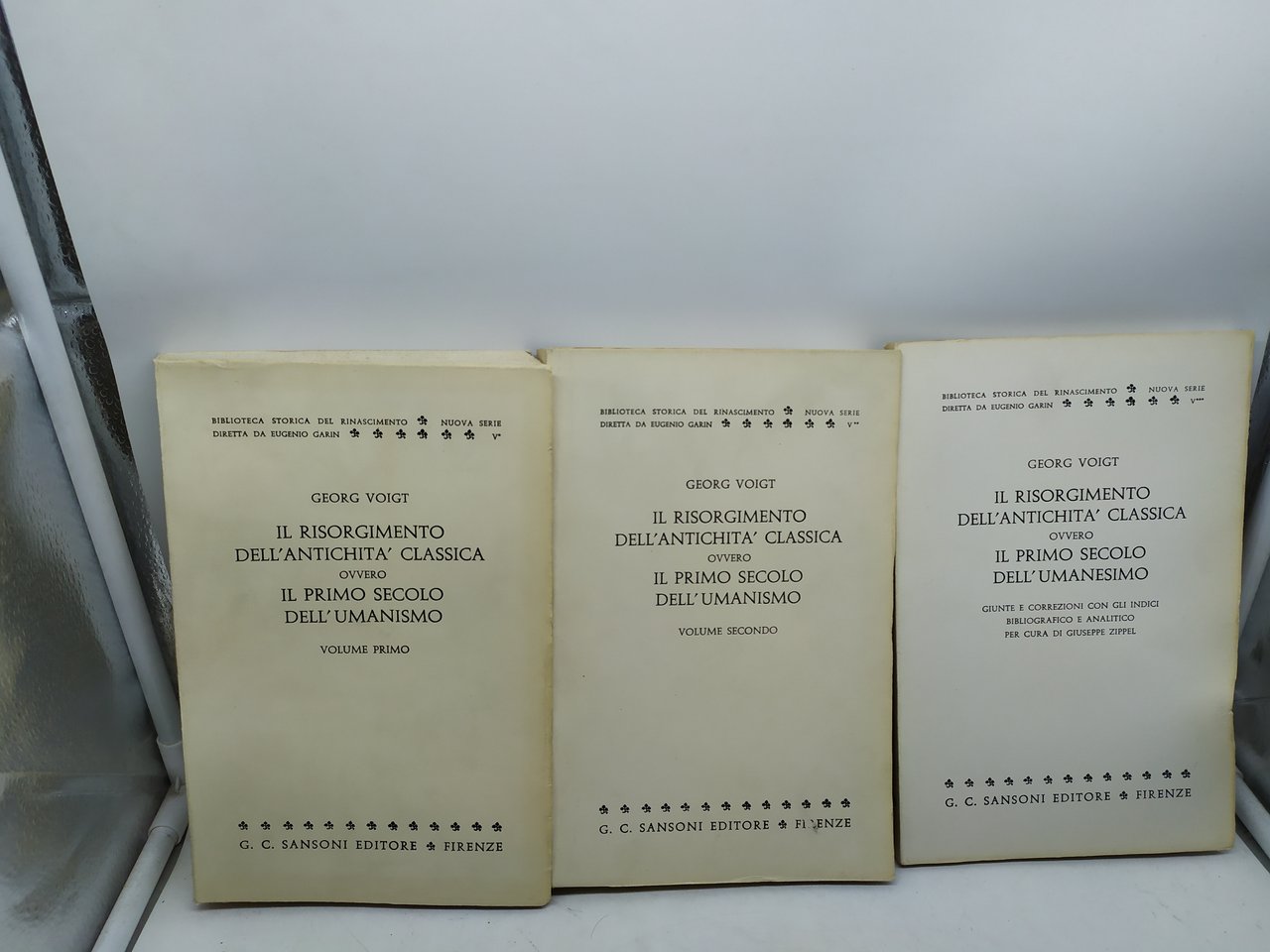 georg voigt il risorgimento dell'antichita' classica ovvero il primo secolo …