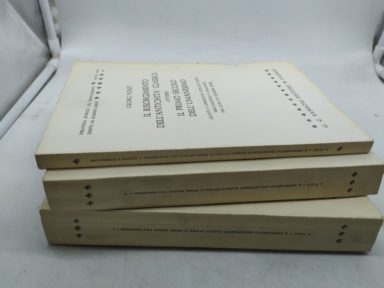 georg voigt il risorgimento dell'antichita' classica ovvero il primo secolo …