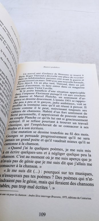 georges brassens biographie intime