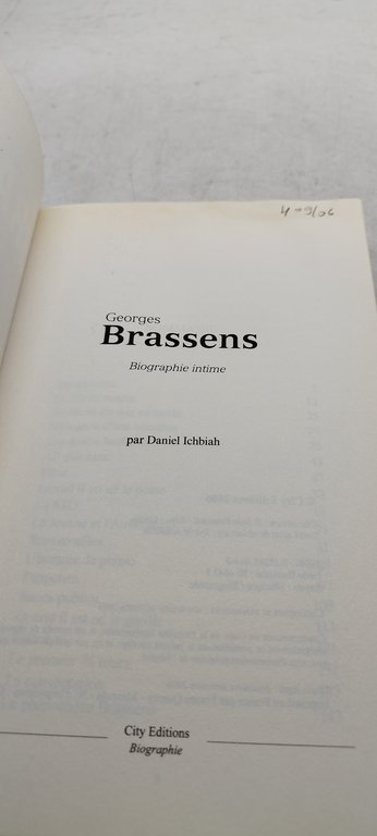 georges brassens biographie intime