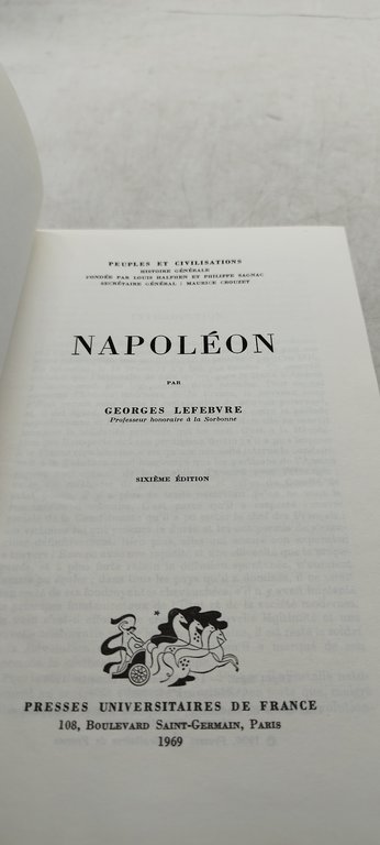 georges lefebvre napoleon peuples et civilisations