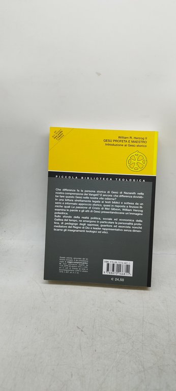 gesù profeta e maestro introduzioni al gesu' storico