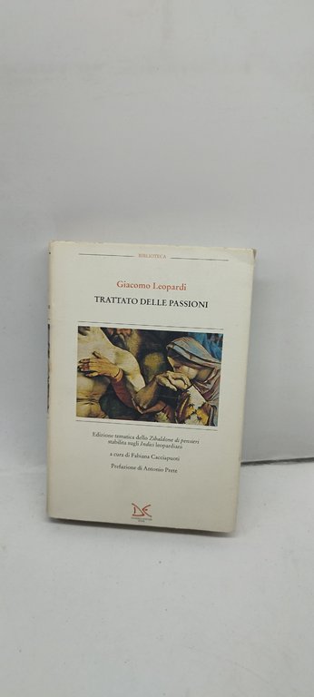giacomo leopardi trattato delle passioni