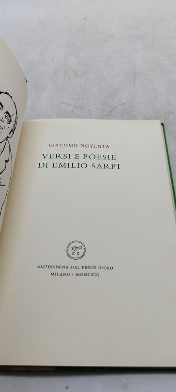 giacomo noventa versi e poesie di emilio sarpi all'insegna del …