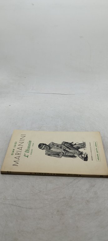 gian luigi marianini poesie 1956 l'urania