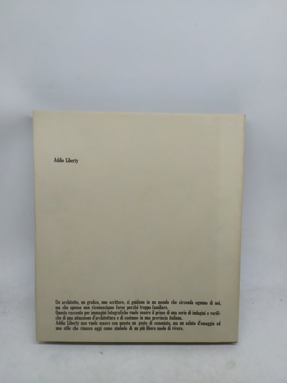 giancarlo lliprandi addio liberty giorgio pavesi