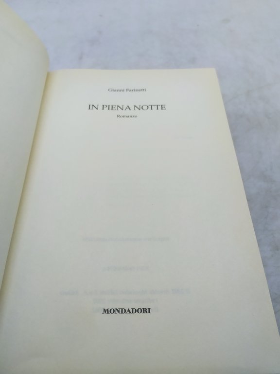 gianni farinetti in piena notte mondadori 2002