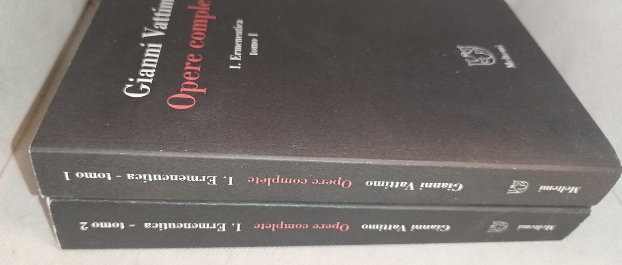 gianni vattimo opere complete 2 tomi | Immagine principale