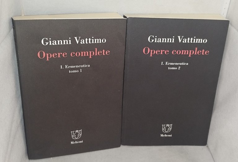 gianni vattimo opere complete 2 tomi | Immagine Gallery 3