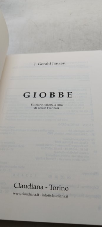 giobbe claudiana j gerbald janzen
