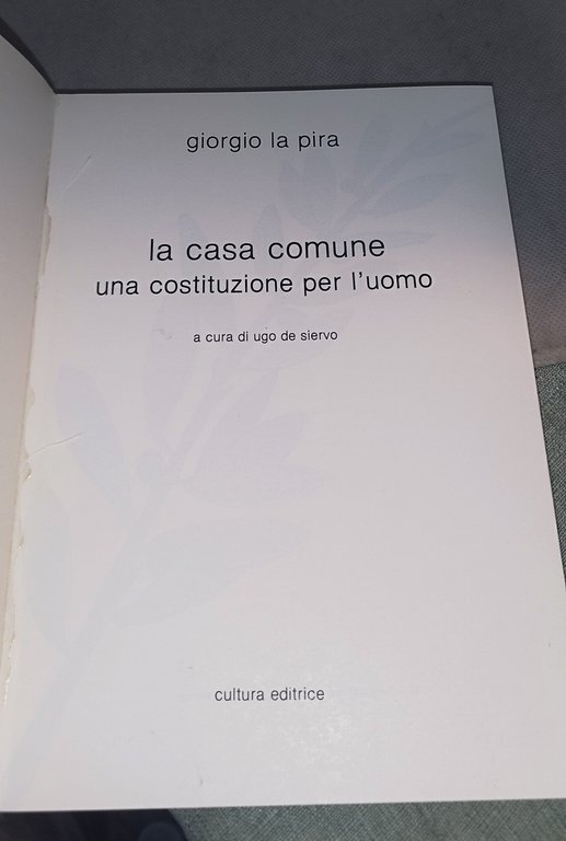 giorgio la pira la casa comune una costituzione per l'uomo | Immagine Gallery 6