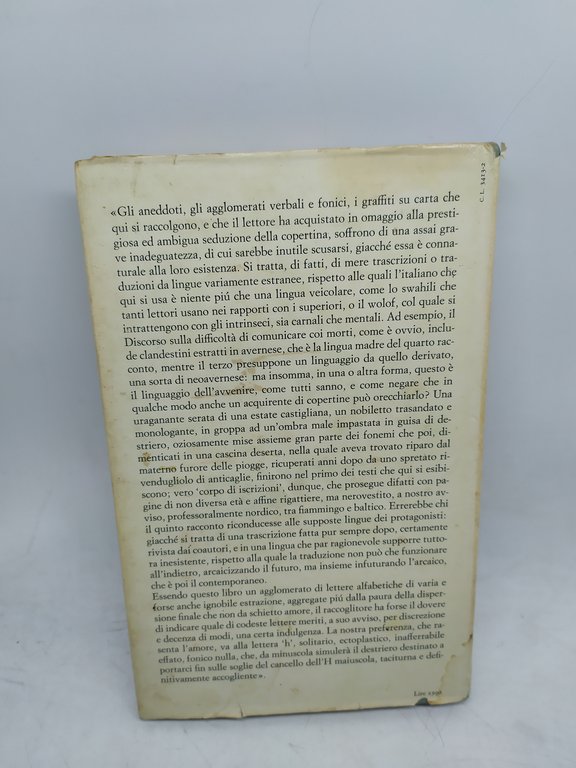 giorgio manganelli agli dei ulteriori einaudi