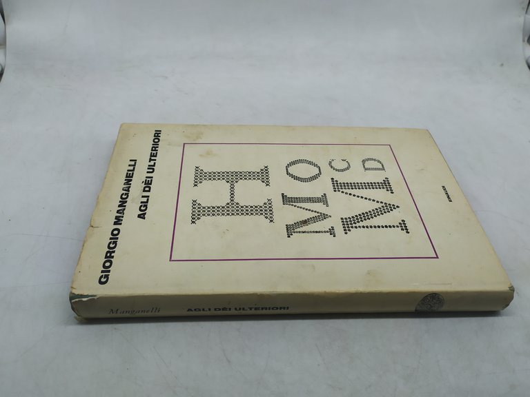 giorgio manganelli agli dei ulteriori einaudi