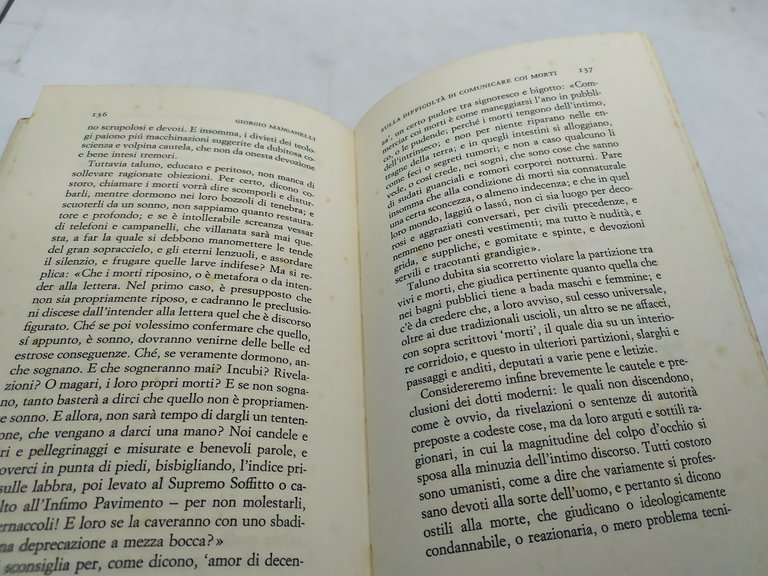 giorgio manganelli agli dei ulteriori einaudi