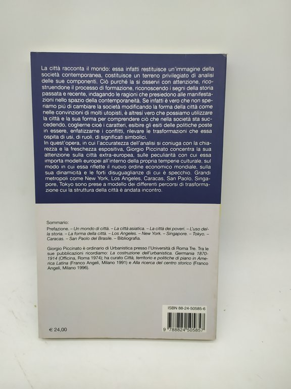 giorgio piccinato un mondo di citta' edizioni di comunità