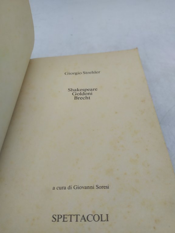 giorgio strehler shakespeare goldoni brecht