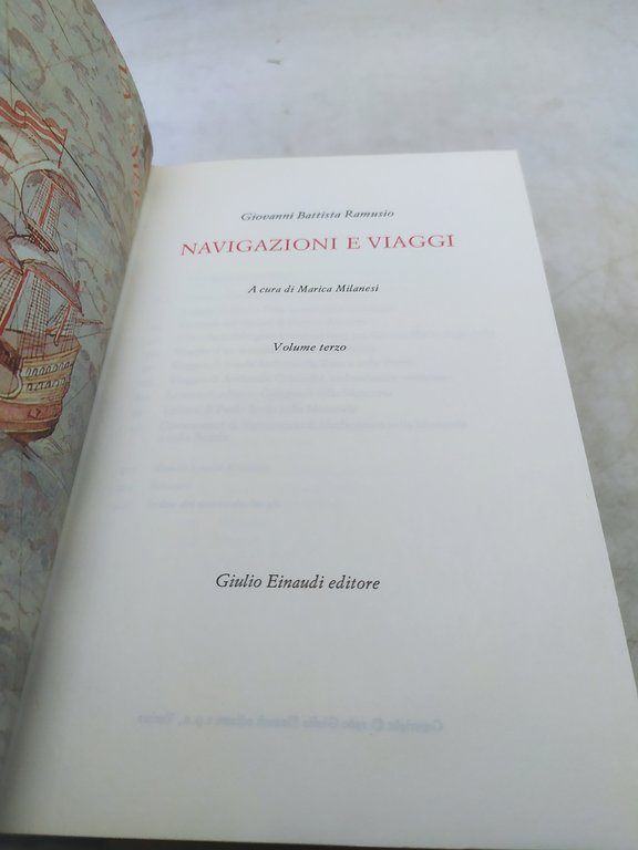 giovanni battista ramuso navigazioni e viaggi volume 3 einaudi i …