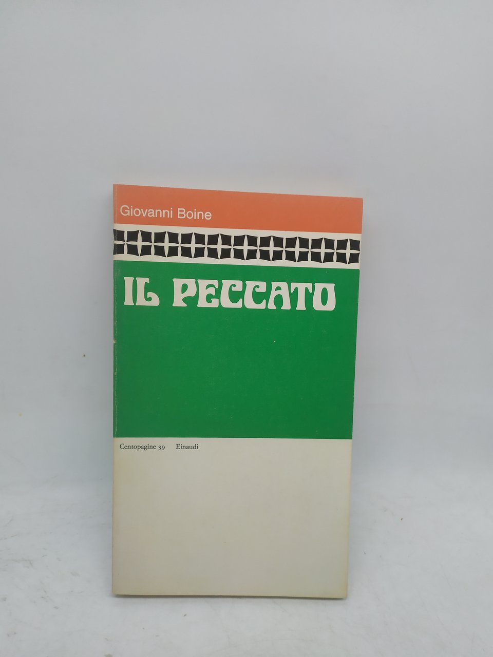 giovanni boine il peccato einaudi 1975