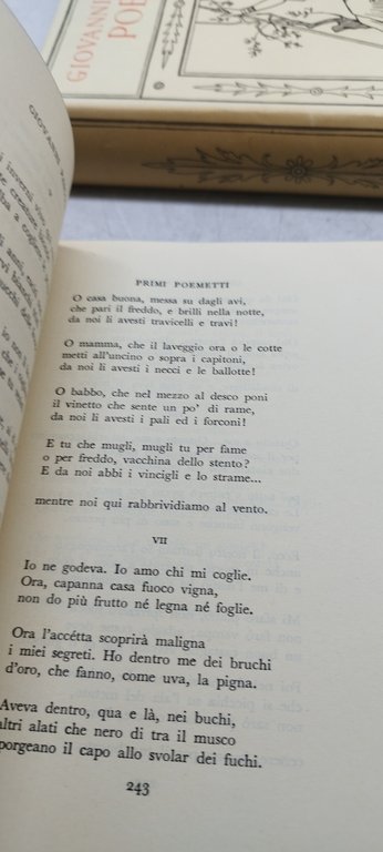 giovanni pascoli poesie cofanetto 2 volumi