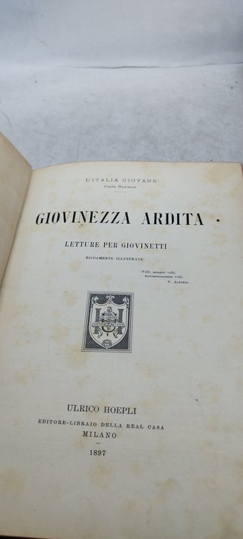 giovinezza ardita letture per giovinetti