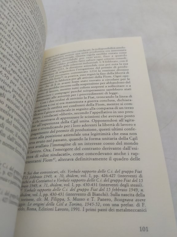 giuseppe berta conflitto idustriale e struttura d'impresa alla fiat 1919-1979 …