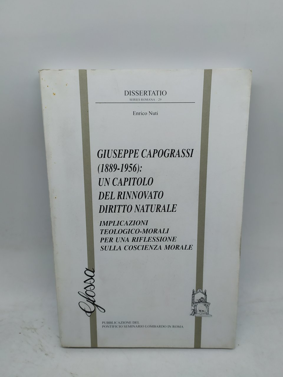 giuseppe capograssi 1889 -1956 un capitolo del rinnovato diritto naturale …