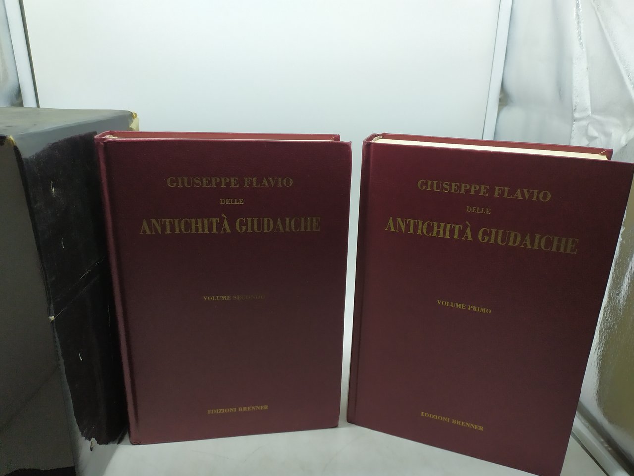 giuseppe flavio delle antichita' giudaiche 2 volumi edizioni brenner