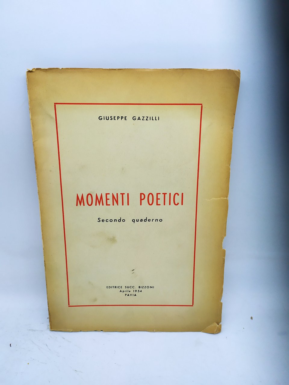 giuseppe gazzilli momenti poetici secondo quaderno bizzoni 1954