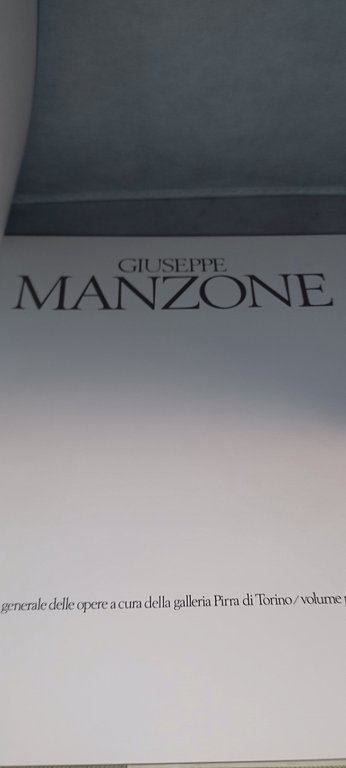 giuseppe manzoni catalogo generale delle opere della galleria primma torino … | Immagine Gallery 4