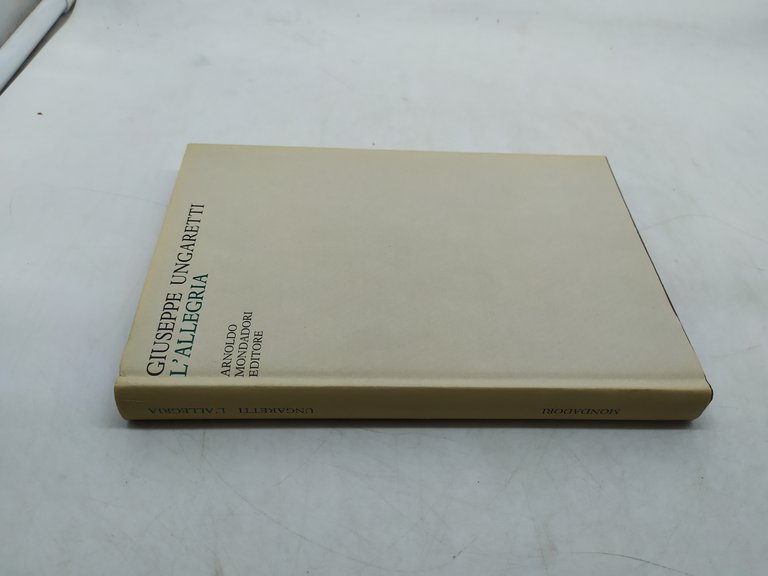 giuseppe ungaretti l'allegria mondadori lo specchio 1963