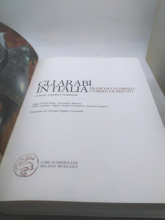 gli arabi in italia francesco gabrieli umberto scerrato