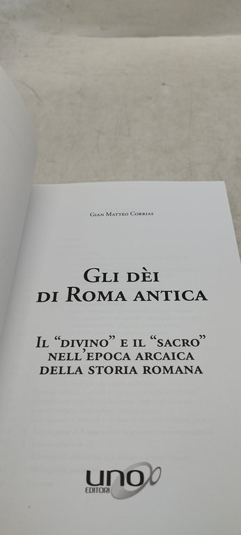 gli dei di roma antica gian matteo corrias