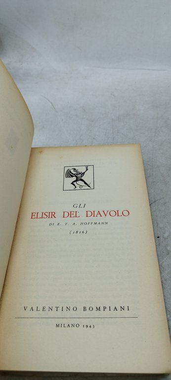 gli elisir del diavolo 1816