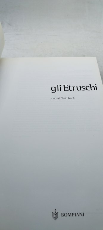 gli etruschi bompiani