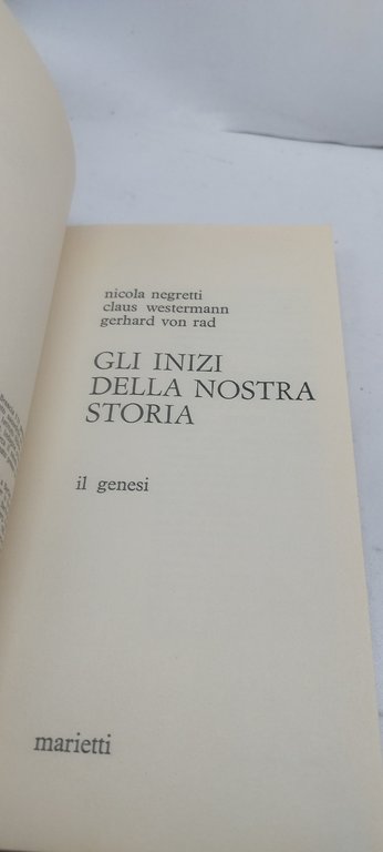 gli inizi della nostra storia