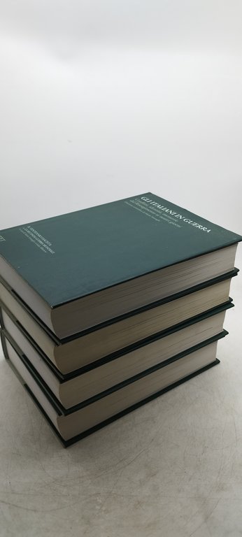 gli italiani in guerra utet 4 volumi