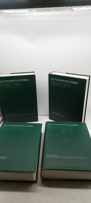 gli italiani in guerra utet 4 volumi