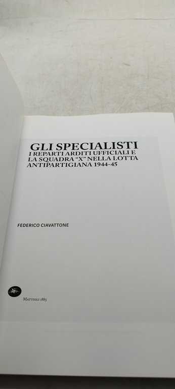 gli specialisti federico ciavattone i reparti la squadra x nella …
