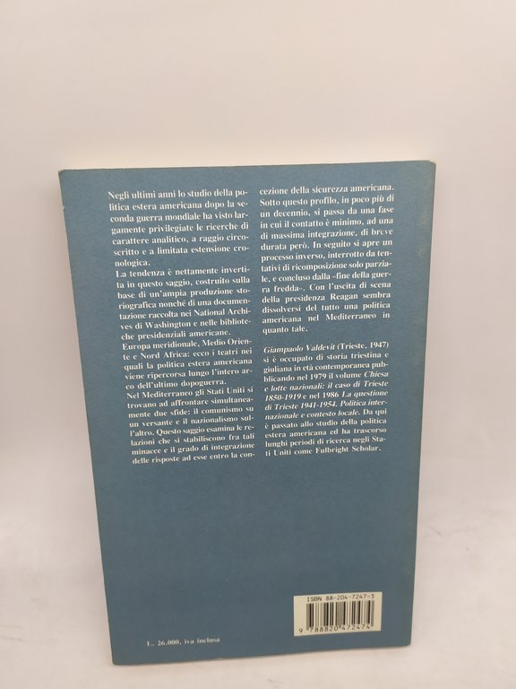 gli stati uniti e il mediterraneo gianpaolo valdevit franco angeli