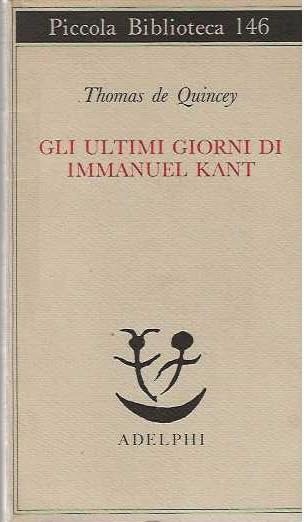 Gli ultimi giorni di Immanuel Kant