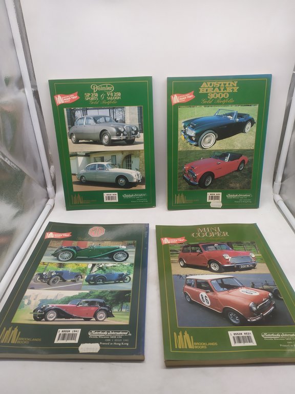 gold portfolio 4 volumi mini cooper daimler mg austin healey