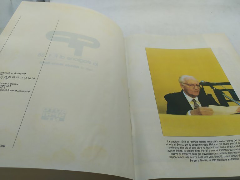 gp la stagione f.1.'88 auto sprint conti editore