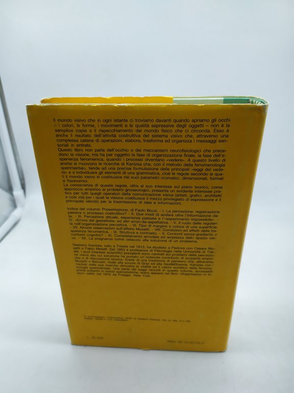 grammatica del vedere saggi su percezione e gestalt il mulino