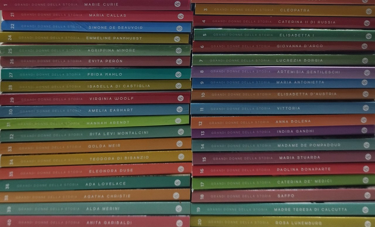 grandi donne della storia 39 volumi corriere della sera