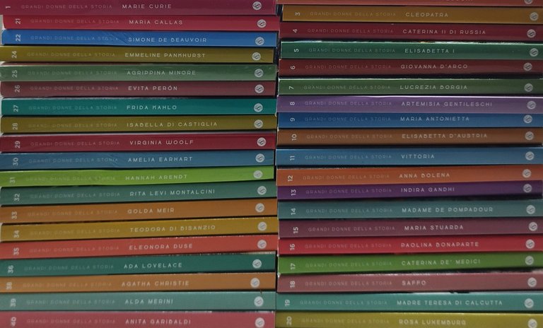 grandi donne della storia 39 volumi corriere della sera | Immagine Gallery 1
