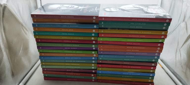 grandi donne della storia 39 volumi corriere della sera