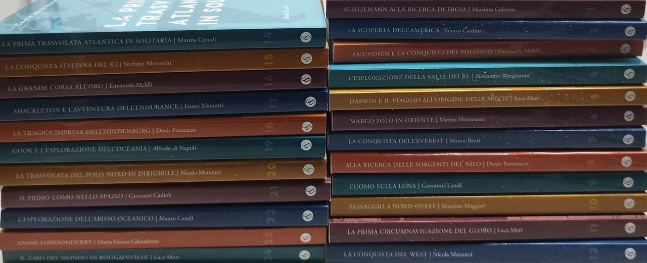 grandi imprese della storia 25 volumi corriere della sera